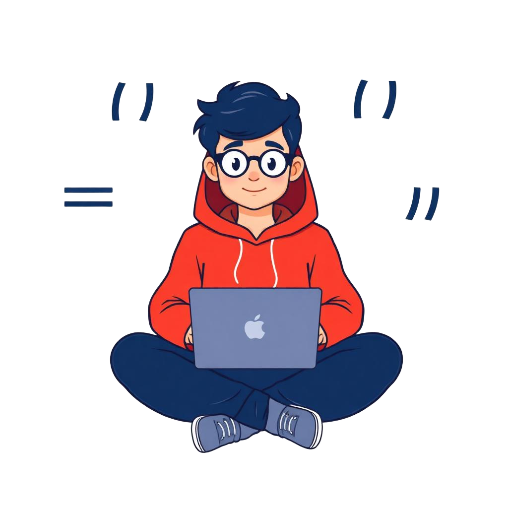 Programador jovem a trabalhar no portátil